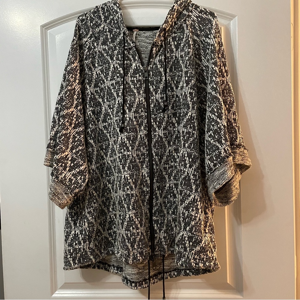 Free People hooded cardigan